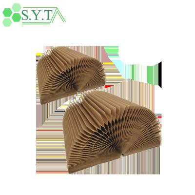 China Waterproof High Strength Kraft Paper Buffer Protection for Door Inside Void Filling Honeycomb Paper Core for sale