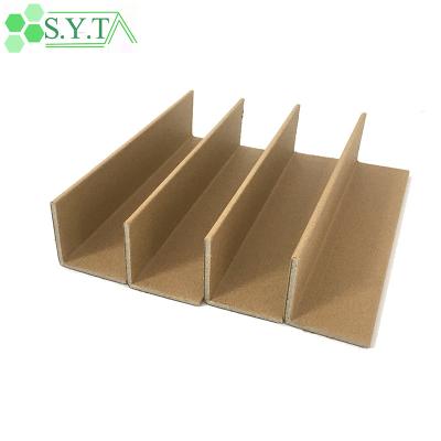 China Protection Cargoes High Strength and Recyclable Angle Board Kraft Pallet Edge Protector Paper Corner Edge Protector for sale