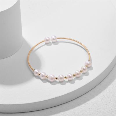 China FASHIONABLE high quality simple freshwater pearl bead bracelet for promotion gifts for sale