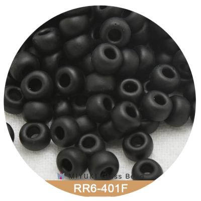 China Eco-Friend Miyuki Round Seed Beads 6/0 bead 4 mm pack [6 color frosted dyed] 10g for sale