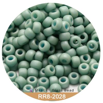 China Eco-Friend Miyuki Round Seed Beads 8/0 Bead 3 mm Pack [frosted 18 color second dyed series] 10g for sale