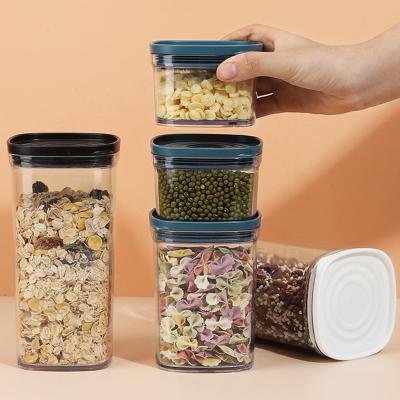 China Plastic Freshness Storage Container Storage Box Set HomeKitchen Organizer Food Airtight for sale