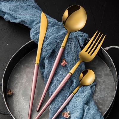 China Durable 18/10 Stainless Steel Hollow Handle Flatware High Quality Stainless Steel Cutlery for sale