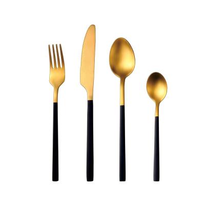 China Sustainable AMAZONE Stainless Steel Cutlery Set for Home/Hotel/Restaurant, Elegant and Classic Design, Dishwasher Safe-Square Edge for sale