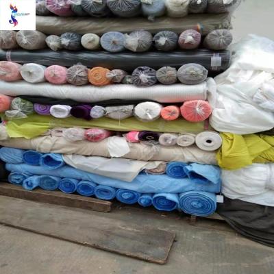 China Chinese Anti-Static Polyester Mixed Stock Taffeta Single Dyed Stock Supplier In Shaoxing for sale