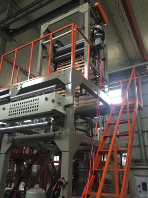 China LLDPE-LDPE HDPE de Filmextruder van de Film Blazende Machine met Corona Treater Te koop