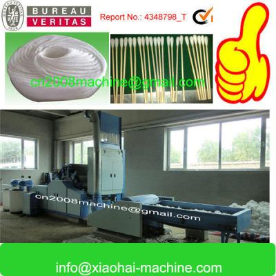 China Strip Cotton Strip Roll Making Machine For Ear Swab , 3-4 Rolls One Time for sale