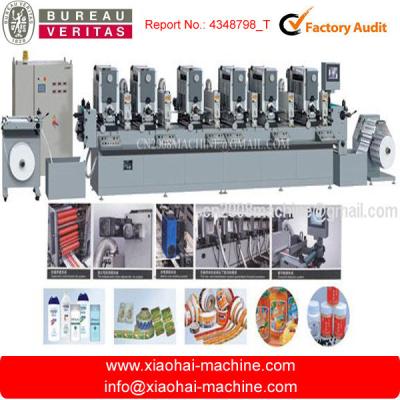 China Overprint Intermitten Label Flexo Printing Machine Computer Control Full Automatic for sale