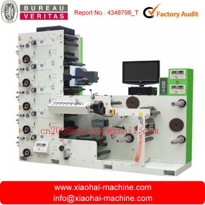 China 6 Colors Automatic Label Flexo Printing Machine Fast Speed 50m-60m/min for sale