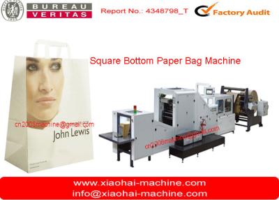 China Automatic Stand Paper Bag Maker Machine , 60 - 180mm Square Bottom Width for sale