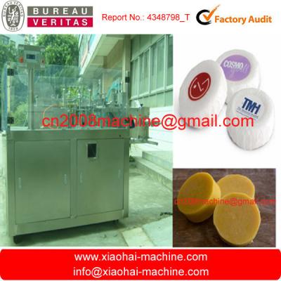 China Full Automatic Round Soap Pleat Packaging Machine PLC Control for Hotel for sale