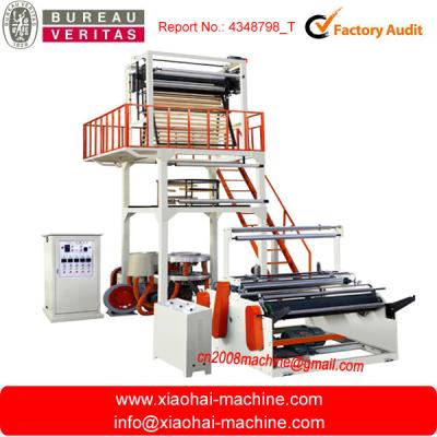 China Back To Back Double Rewinder Film Blowing Machine With Rotary Die Head 380V / 220V for sale