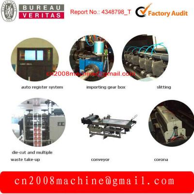 China Plc Flexographic Printing Machine Cemaric Anilox With Video Inspection System for sale