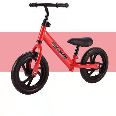 China Lightweight 12inch Carbon Steel Frame Kids Bike For Children Balancing Car Without Pedal Balance Training Bicycle Baby Walker Bike for sale