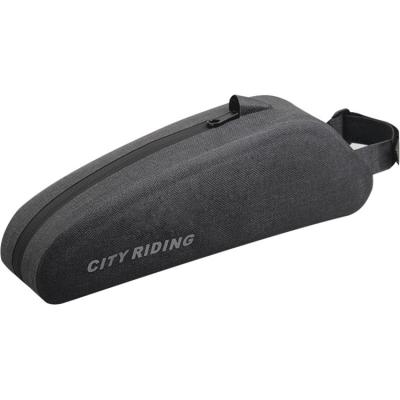 China Durable Front Phone Bag Cycling Accessories Bicycle Tube Bag Frame Bag Water Resistant Front Phone Bag Top Pocket for sale