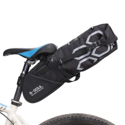 China Water Proof B-soul Frame Tail Bag Large Capacity Mountain Cycle Equipment Saddle Cycling Waterproof Pack for sale