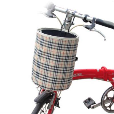 China Waterproof High Quality Bicycle Basket MTB Basket City Bike Bag Folding Hanging Hanging Vegetable Pouch Recycling Supplies for sale