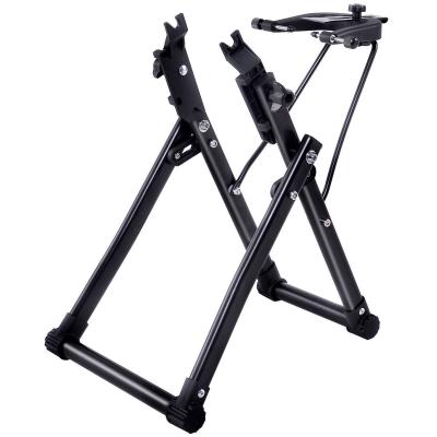 China Genuine Mechanic Truing Durable Bike Wheel Stand Bicycle Wheel Maintenance Stand for 24 26 28 Mountain Bikes for sale