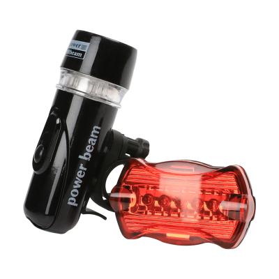 China Aluminum Bicycle Front Light Lamp Headlight Flashlight Bicycle Light Set for sale