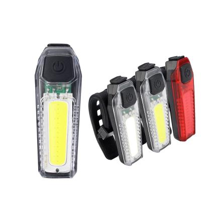 China Fashionable Outdoor Waterproof Super Bright USB Rechargeable Bike Decoration Bicycle Rear Tail Light Light for sale