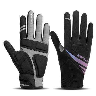 China Cycling Gloves Unisex Riding Touch Screen Cycling Long Finger Gloves Men Women Winter Sport Bicycle Glove Accessories for sale