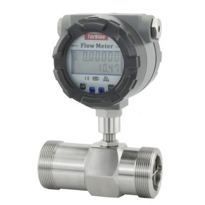 China SS304 CIPPUS Stainless Steel Thread G1/4 Turbine Water Flow Meter for sale