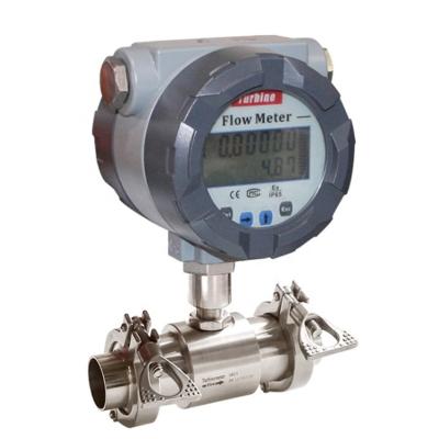 China SS304 CIPPUS 4 Tri Water 20mA Turbine Flow Meter Flange for sale