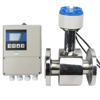 China Split Type Stainless Steel PTFE CIPPUS Electromagnetic Acid Flowmeter for sale