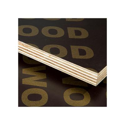 China Modern Factory Supply 22mm Cool Double Press Black Brown Poplar Core Film Faced Plywood Formwork Plywood For Building for sale