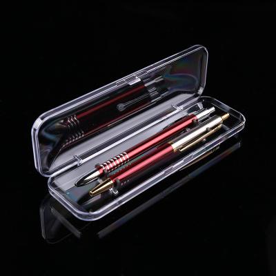 China Recyclable Affordable And Customizable Transparent Plastic Folding Pen Case for sale