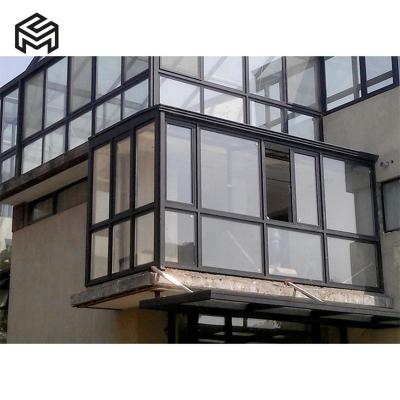 China Sun block Modern Aluminum Sunrooms Insulating Prefab Glass Home House Villas for sale