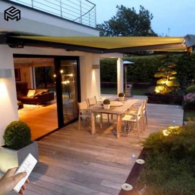 China Anti-UV Backyard Full Cassette Electric Retractable Awning For Patio for sale