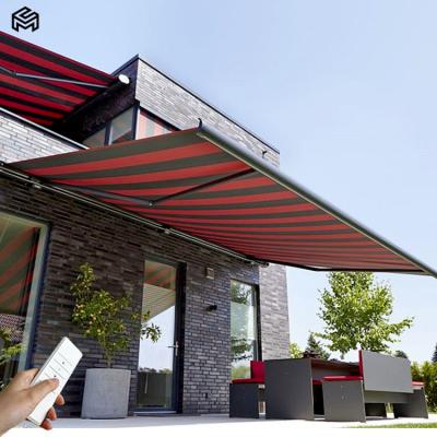 China Anti-UV Waterproof Motorized Full Cassette  Retractable Electric Awning for sale