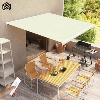 China Anti-UV Terrace Sunshade Patio Full Cassette  Aluminium Awning Retractable Awning for sale