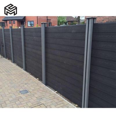 China Easily Assembled Composite Fence Panels 6x6 6x8 Wood Plastic Garden Outdoor Wpc Fence for sale