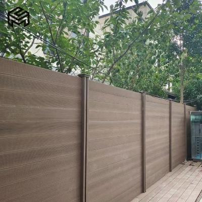 China Easily Assembled Modern Garden Decorative Outdoor Wpc Privacy Fencing For Home for sale