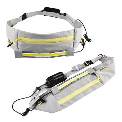 China Sport Waist Bag with LED Light for Running Lightweight Running Belt Adjustable Running Waist Pack with Elastic Strap for Women and Men for sale