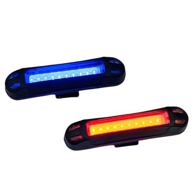 China PC Road Mountain Bicycle Tail Light With Indicator USB Rechargeable Bicycle Rear Lights for sale