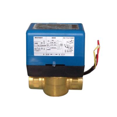 China China Hydraulic System HVAC System Water System Manufacturer Customize New Motor Driven Motor Driven High Stability Electric HVAC Inlet Ball Valve With Manual Switch for sale