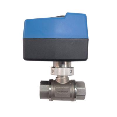 China Hydraulic System SBA03 Motorized Electric Contrl Valve Actuator 220v 230v 24v AC 2 Way Or 3 Way Brass Or Stainless Steel Valve Body for sale