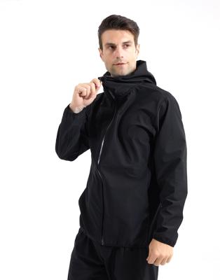 China NEW Mens Jogging Zipper Coat Exercise Sauna Jacket Jogger OEM Body Training Comfortable Custom Bodybuilding for sale