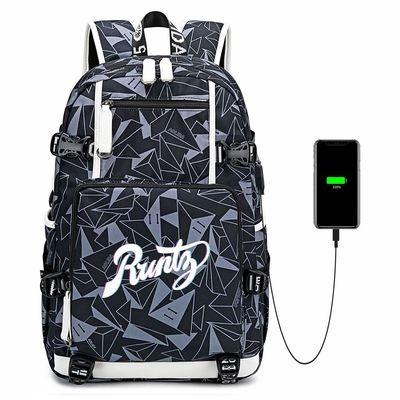 China 2021 character 2021 character USB game campus travel bag high quality nylon backpack unisex large capacity unisex business bag RUNTY new leisure for sale