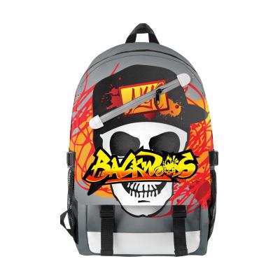 China Waterproof 10 Hot Luminous High Quality Snap Head Logo Skull Cigar LED Backpack Smell Proof Wilderness Design Custom Campus Laptop Bags for sale