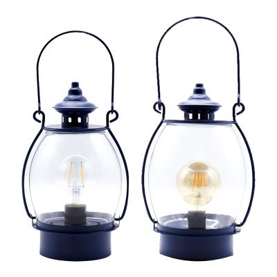 China Home Decoration LED Metal Decorative Hanging Lantern For Home Decor Lantern With LED Bulb for sale