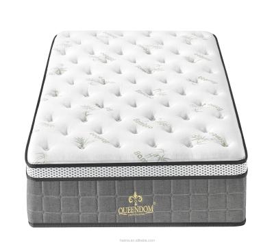 China 32cm Cooling Bamboo Gel Memory Foam Pocket Bed Base With Euro Top for sale