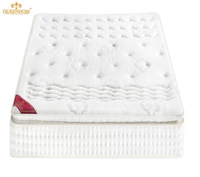 China Good Quality Eco - Friendly Fragrance Double Layer Box Spring Hotel Bed Mattress for sale