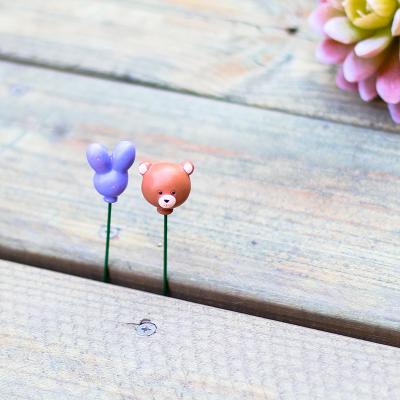 China Art Decor Roogo Young Balloon Shaped Resin Garden Flower Pot Decoration Ornament for sale