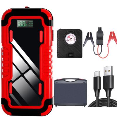 China Car Battery Start Portable Multifunctional Car Jumper Start Car High Power 21800 mAh Booster Battery Jump Starter With Flash Light for sale