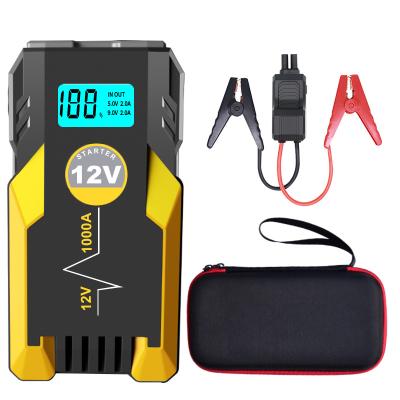 China Car Jump Starter 14800mAh Jump Starter Car Jump Battery Jump Starter Car Battery Jump Starter Booster With Flashlight Safety Smart Cable for sale