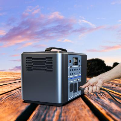 China Factory price 1200W home portable power station generator for home outdoor camping portable UPS lithium battery power station for sale